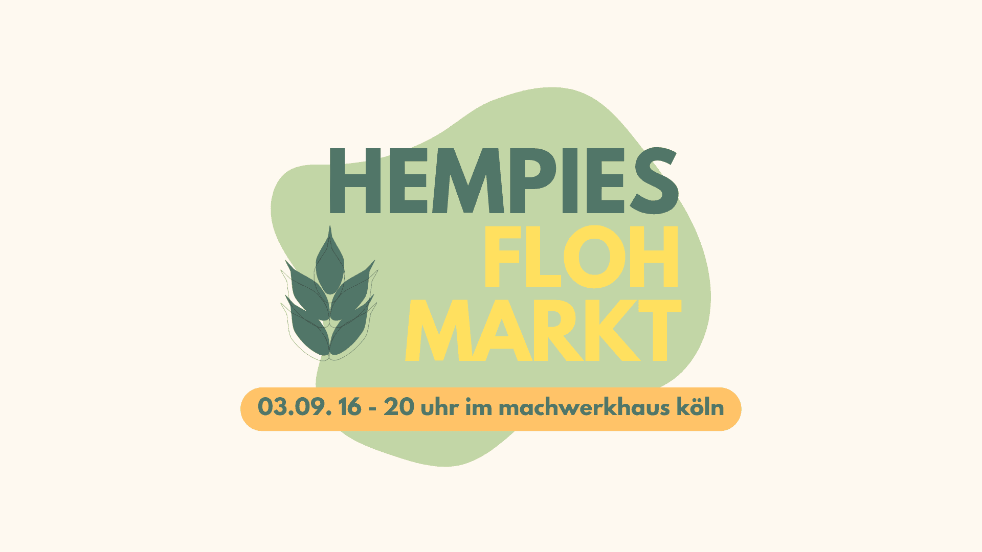 Hempies Flohmarkt im machwerkhaus köln